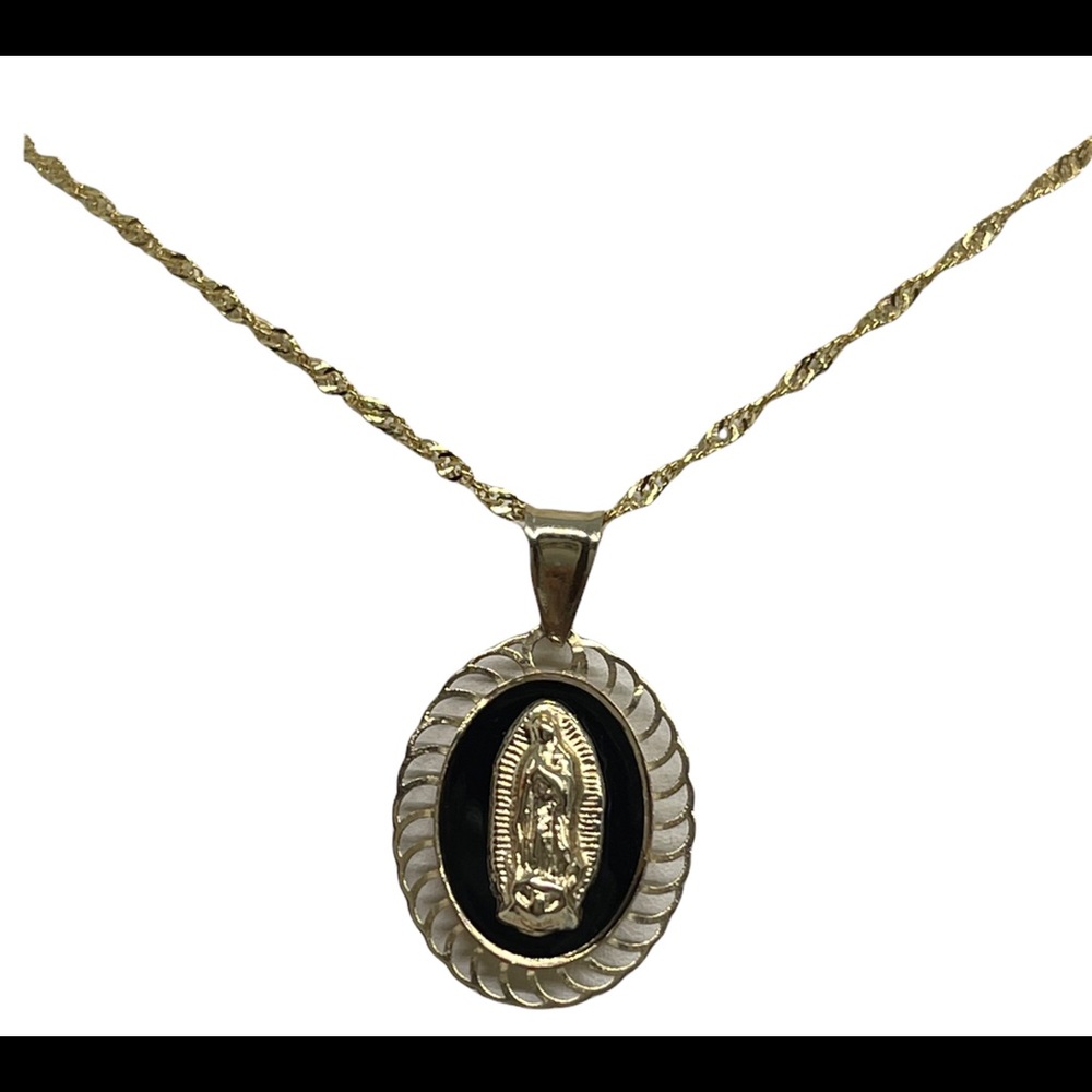10kt Gold Guadalupe Necklace
